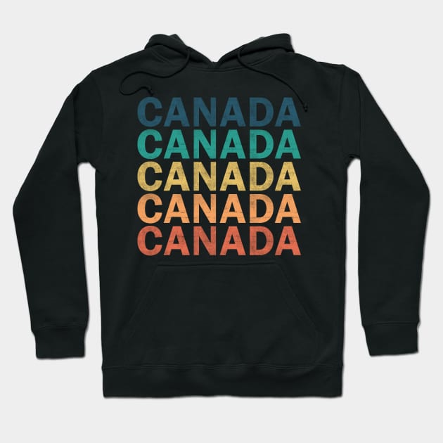 Canada Name T Shirt - Canada Vintage Retro Name Gift Item Tee Hoodie by henrietacharthadfield